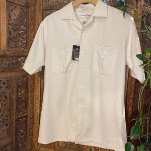 Vintage raw silk men’s shirt